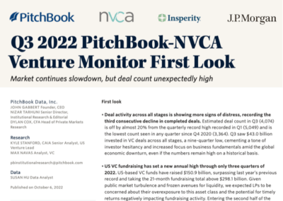 2022 Q3 PitchBook (First Look) – NVCA