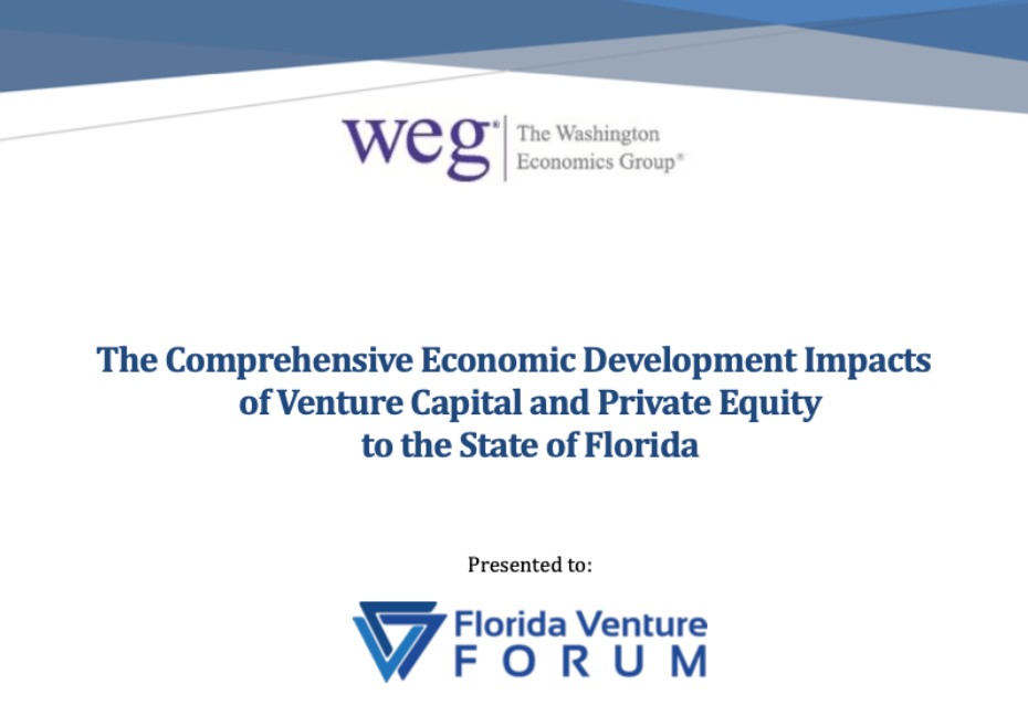 The Impact of VC in Florida – WEG
