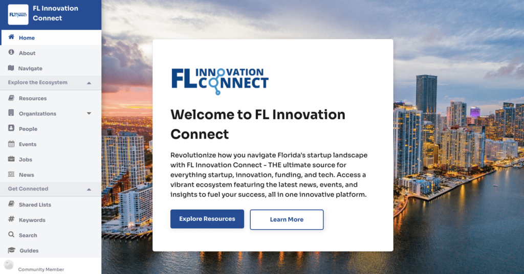 FL Innovation Connect Home Page